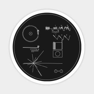 Voyager Golden Record Magnet